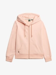 Superdry Pink Essential Logo Zip Hoodie - Image 5 of 7