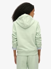 Superdry Green Essential Logo Zip Hoodie - Image 2 of 6