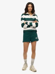 Superdry Green Athletic Ess Graphic 100% Cotton Short - Image 3 of 8