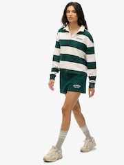 Superdry Green Athletic Ess Graphic 100% Cotton Short - Image 4 of 8