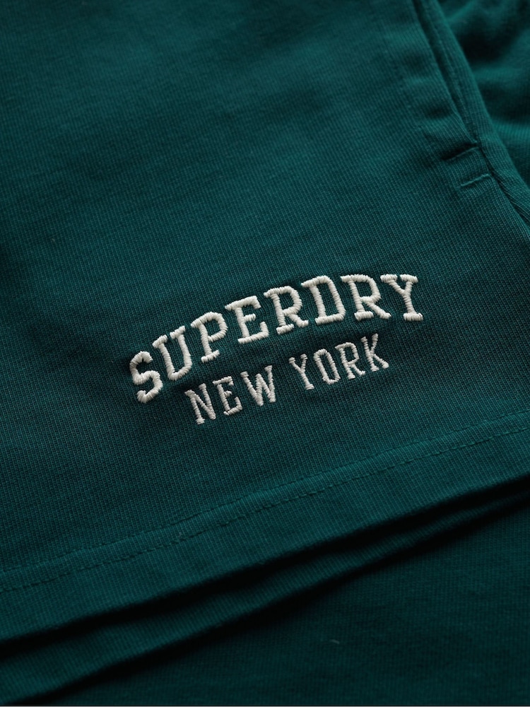 Superdry Green Athletic Ess Graphic 100% Cotton Short - Image 8 of 8