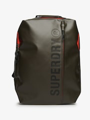 Superdry Green Tarp 100% Cotton Backpack - Image 1 of 7