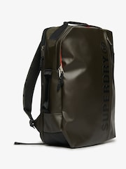 Superdry Green Tarp 100% Cotton Backpack - Image 4 of 7