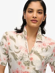 Superdry Cream Beach Resort Shirt - Image 4 of 6