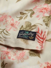 Superdry Cream Beach Resort Shirt - Image 6 of 6