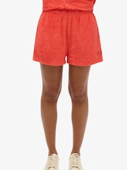 Superdry Orange Country Club Towelling Shorts - Image 1 of 8