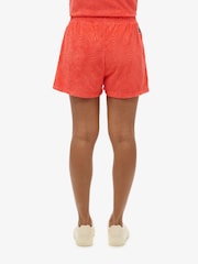 Superdry Orange Country Club Towelling Shorts - Image 3 of 8