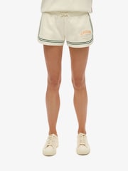 Superdry White Country Club Racer Shorts - Image 1 of 7