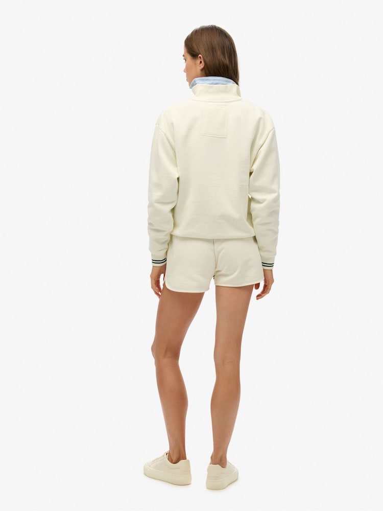 Wit - Superdry Country Club Racer Shorts - Image 4 of 7