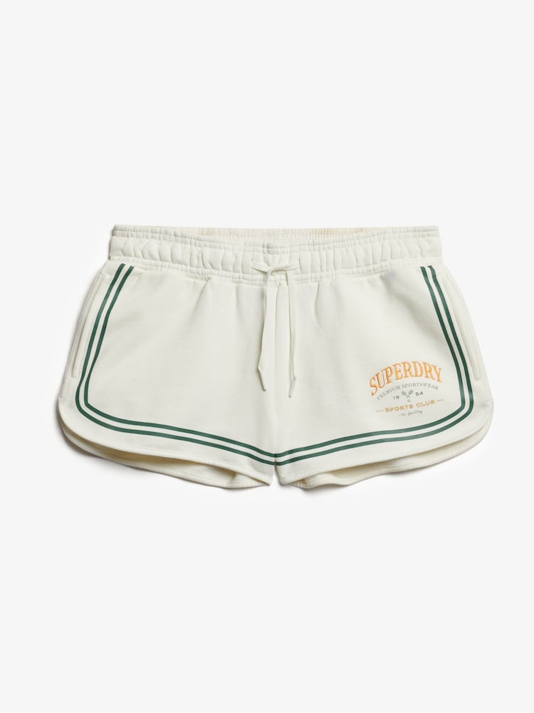 Wit - Superdry Country Club Racer Shorts - Image 6 of 7