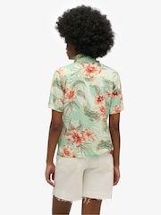 Superdry Green Beach Resort Shirt - Image 2 of 5