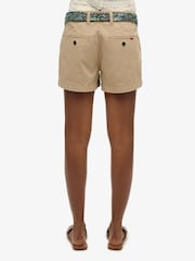 Superdry Brown Classic Chino Shorts - Image 3 of 6