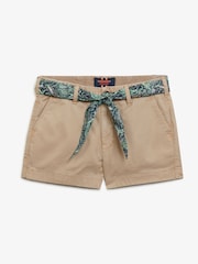 Superdry Brown Classic Chino Shorts - Image 6 of 6