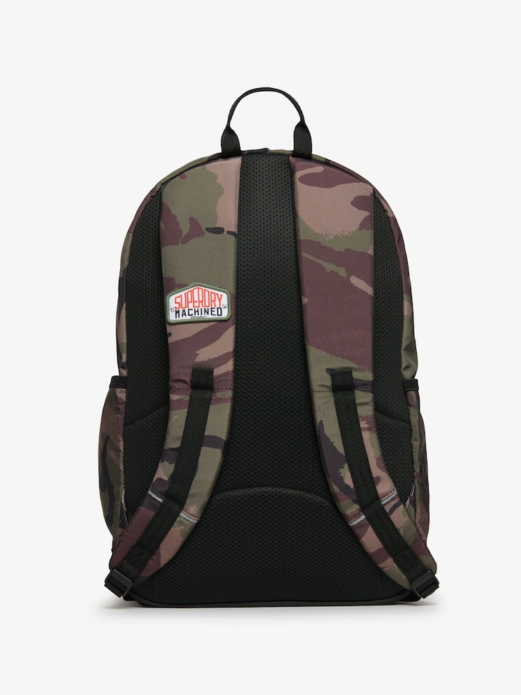 Superdry Green Classic Patch Montana Backpack - Image 2 of 5