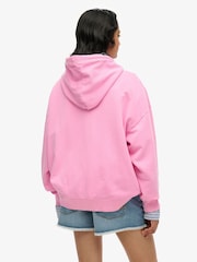 Superdry Purple Essential Logo 100% Cotton Hoodie - Image 2 of 6