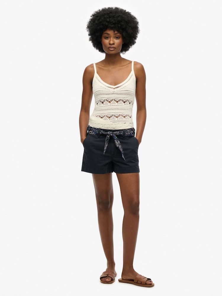 Синий - Superdry классические шорты чинос - Изображение 1 из 6