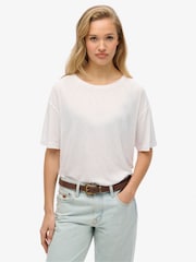 Superdry White Studios Dropped Shoulder T-Shirt - Image 1 of 6