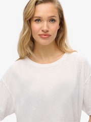 Superdry White Studios Dropped Shoulder T-Shirt - Image 3 of 6