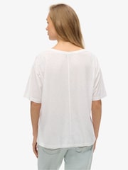 Superdry White Studios Dropped Shoulder T-Shirt - Image 4 of 6