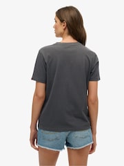 Superdry Black Old School Tattoo Relaxed T-Shirt - Image 2 of 4