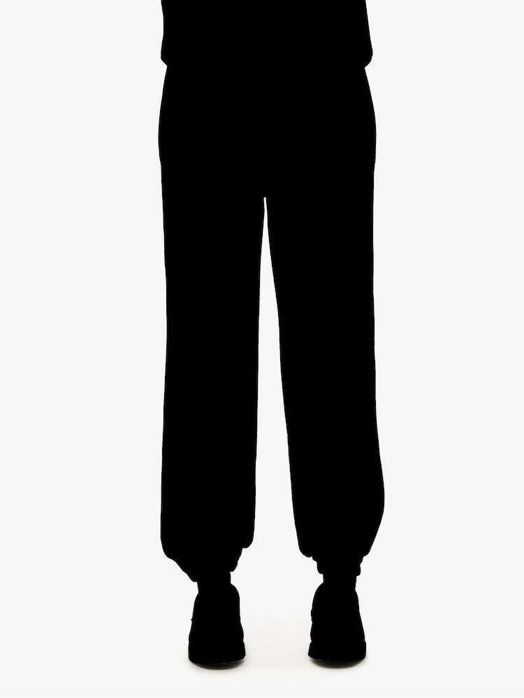 Superdry Black Essential Logo 100% Cotton Joggers - Image 1 of 4