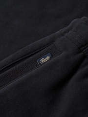 Superdry Black Essential Logo 100% Cotton Joggers - Image 4 of 4