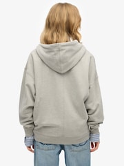 Superdry Grey Studios Zip Hoodie - Image 2 of 6