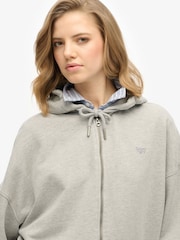 Superdry Grey Studios Zip Hoodie - Image 4 of 6