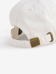 Superdry Cream Vintage Embroidery 100% Cotton Cap - Image 2 of 4