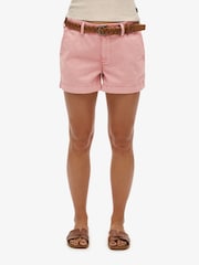 Superdry Pink Classic Chino Shorts - Image 1 of 5