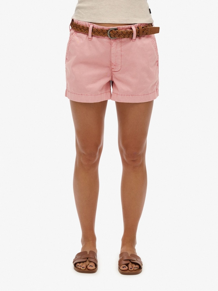 Rosa - Pantalones cortos chinos clásicos de Superdry - Imagen 1 de 5 Rosa - Pantalones cortos chinos clásicos de Superdry - Imagen 1 de 5