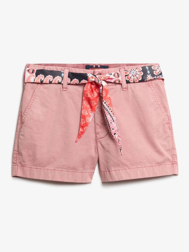Superdry Pink Classic Chino Shorts - Image 5 of 5