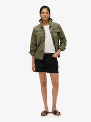 Superdry Black Cargo Hot 100% Cotton Short - Image 1 of 5