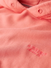 Superdry Orange Essential Logo Zip Hoodie - Image 6 of 6