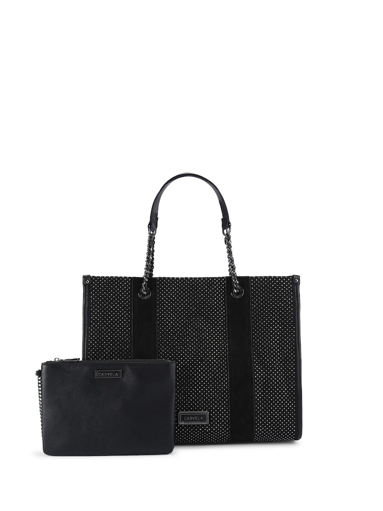 Carvela Hotsox Large Tote Black Bag - Image 1 of 4