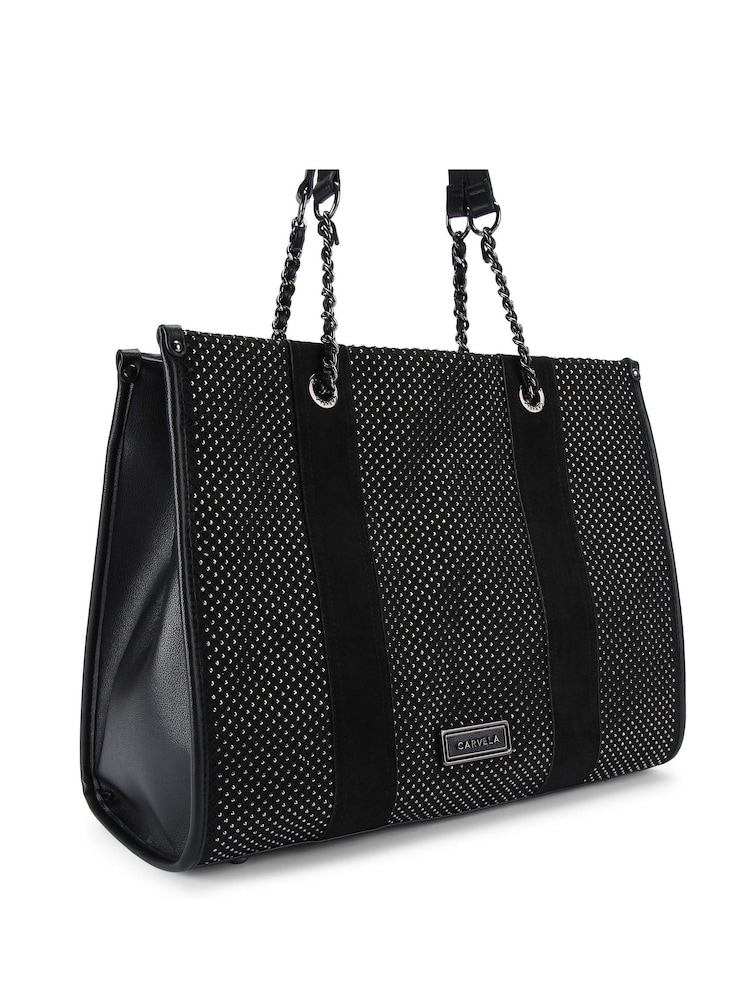Carvela Hotsox Large Tote Black Bag - Image 2 of 4