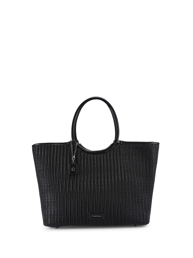 Carvela Sardinia Weave Tote Black Bag - Image 1 of 4