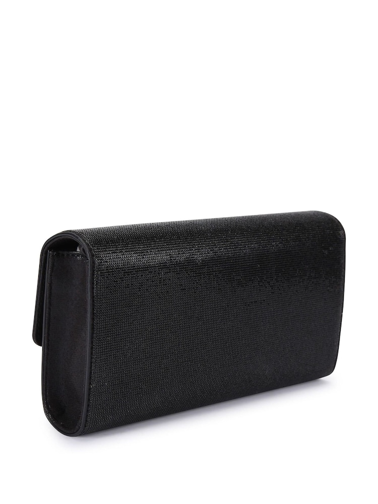Carvela  Chrome Large Gala Clutch 2 Bag - Image 2 of 4