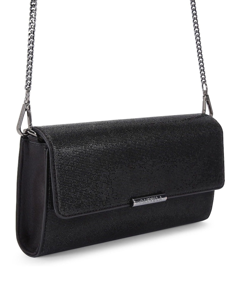 Carvela  Chrome Large Gala Clutch 2 Bag - Image 4 of 4