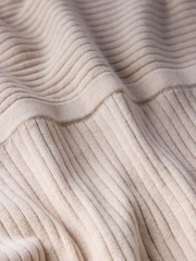 Mint Velvet Cream Batwing Knit Dress - Image 8 of 8