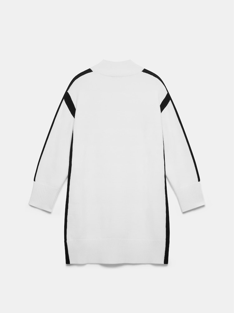 Mint Velvet White Contrast Stripe Mini Dress - Image 7 of 7 Mint Velvet White Contrast Stripe Mini Dress - Image 7 of 7