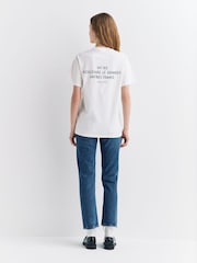 Sporty & Rich White Eden Crest Kennedy T-Shirt - Image 3 of 12