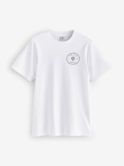 Sporty & Rich White Eden Crest Kennedy T-Shirt - Image 7 of 12