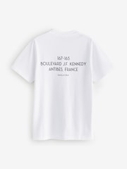Sporty & Rich White Eden Crest Kennedy T-Shirt - Image 8 of 12