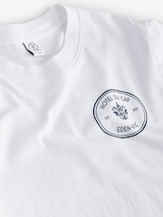 Sporty & Rich White Eden Crest Kennedy T-Shirt - Image 9 of 12