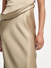 Nanushka Cream Cobee Two Tone Maxi Dress - Image 4 of 6
