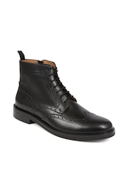 JD Williams Black Classic Strap And Buckle Detail Ankle Boots In Wide Fit - Image 5 of 8