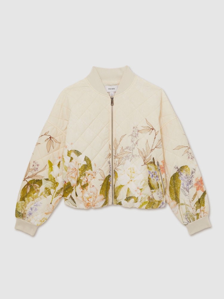 Estampado rosa - Chaqueta bomber acolchada con estampado Nina de Reiss - Imagen 2 de 6 Estampado rosa - Chaqueta bomber acolchada con estampado Nina de Reiss - Imagen 2 de 6