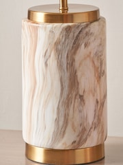 Pacific Natural Stone Effect Ceramic Table Lamp - Image 4 of 6