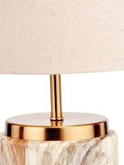 Pacific Natural Stone Effect Ceramic Table Lamp - Image 6 of 6